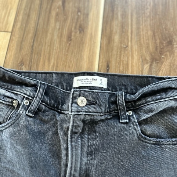 Abercrombie & Fitch womens the ‘90’s straight vent hem size 28/6r - Picture 5 of 7